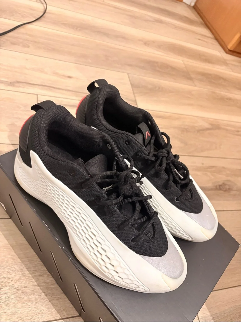 adidas Black and White Low-Top Sneakers